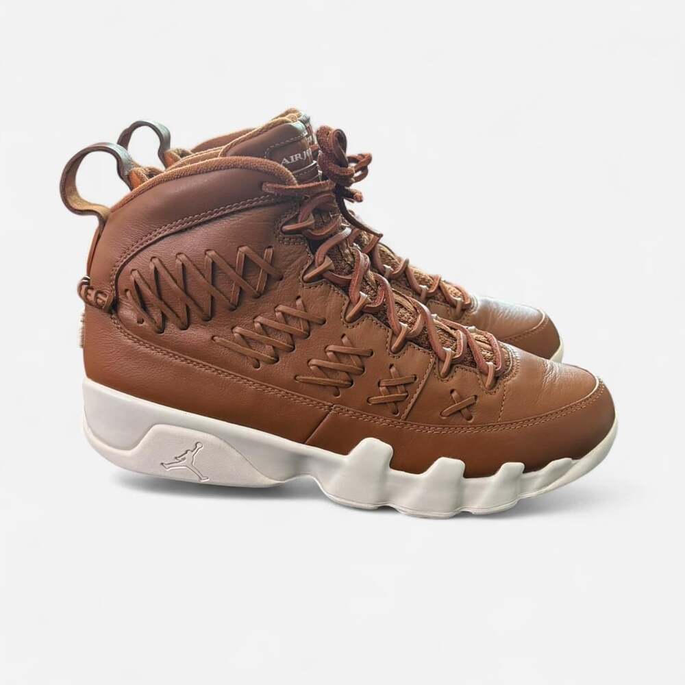 Air Jordan 9 Retro Pinnacle Baseball Glove Brown